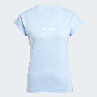 Foto 3 | Playera Essentials Linear Algodón Adidas Azul Mujer