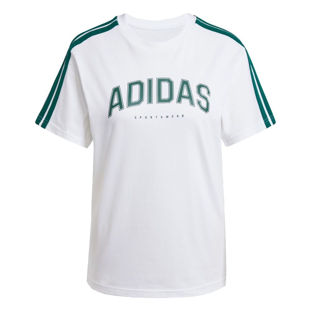 Foto 1 | Playera Adidas W L Softs Tee Blanco para Mujer