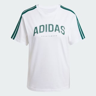 Foto 3 | Playera Adidas W L Softs Tee Blanco para Mujer