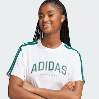 Foto 7 | Playera Adidas W L Softs Tee Blanco para Mujer
