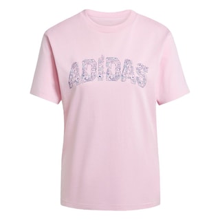 Foto 1 | Playera Tech Llustrate Estampada Adidas Rosa Mujer