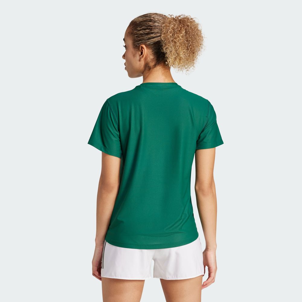 Foto 5 pulgar | Playera Own The Run Adidas Verde Mujer