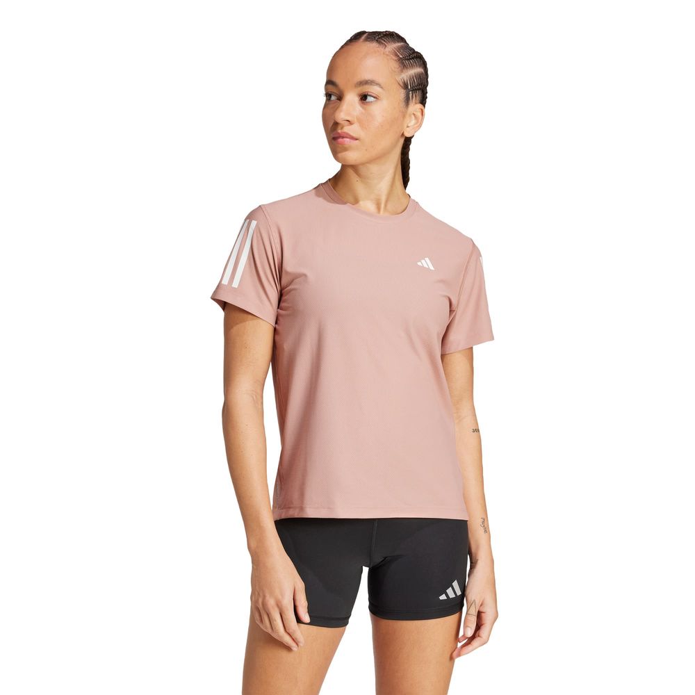 Foto 3 pulgar | Playera Own The Run Adidas Rosa Mujer