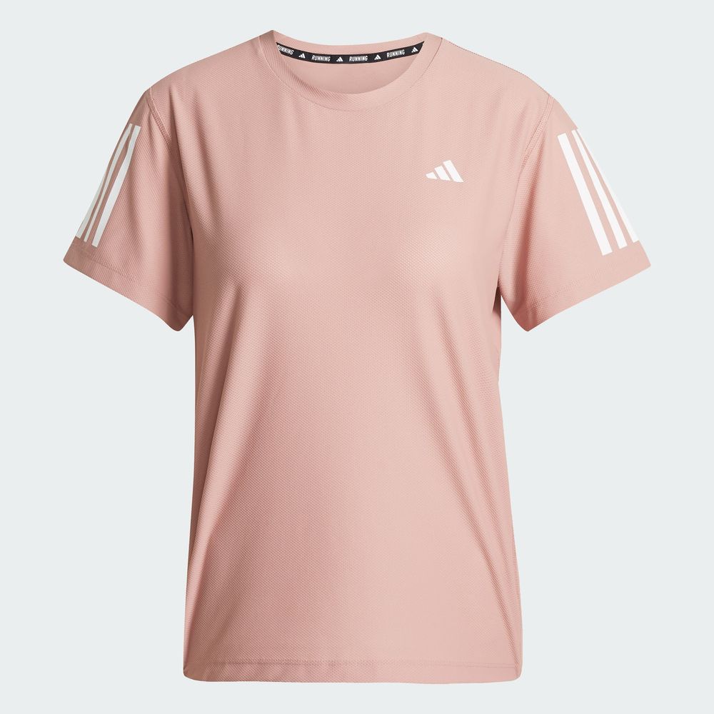 Foto 4 pulgar | Playera Own The Run Adidas Rosa Mujer