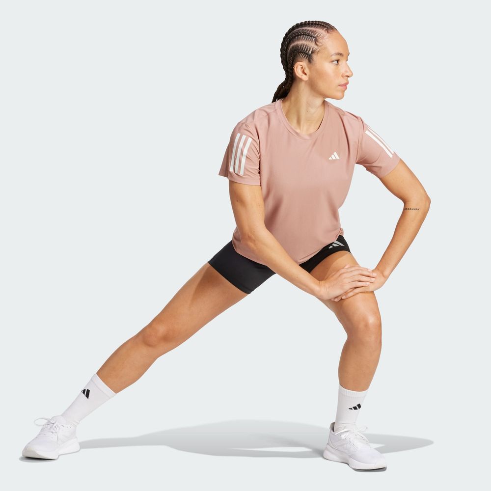 Foto 6 pulgar | Playera Own The Run Adidas Rosa Mujer