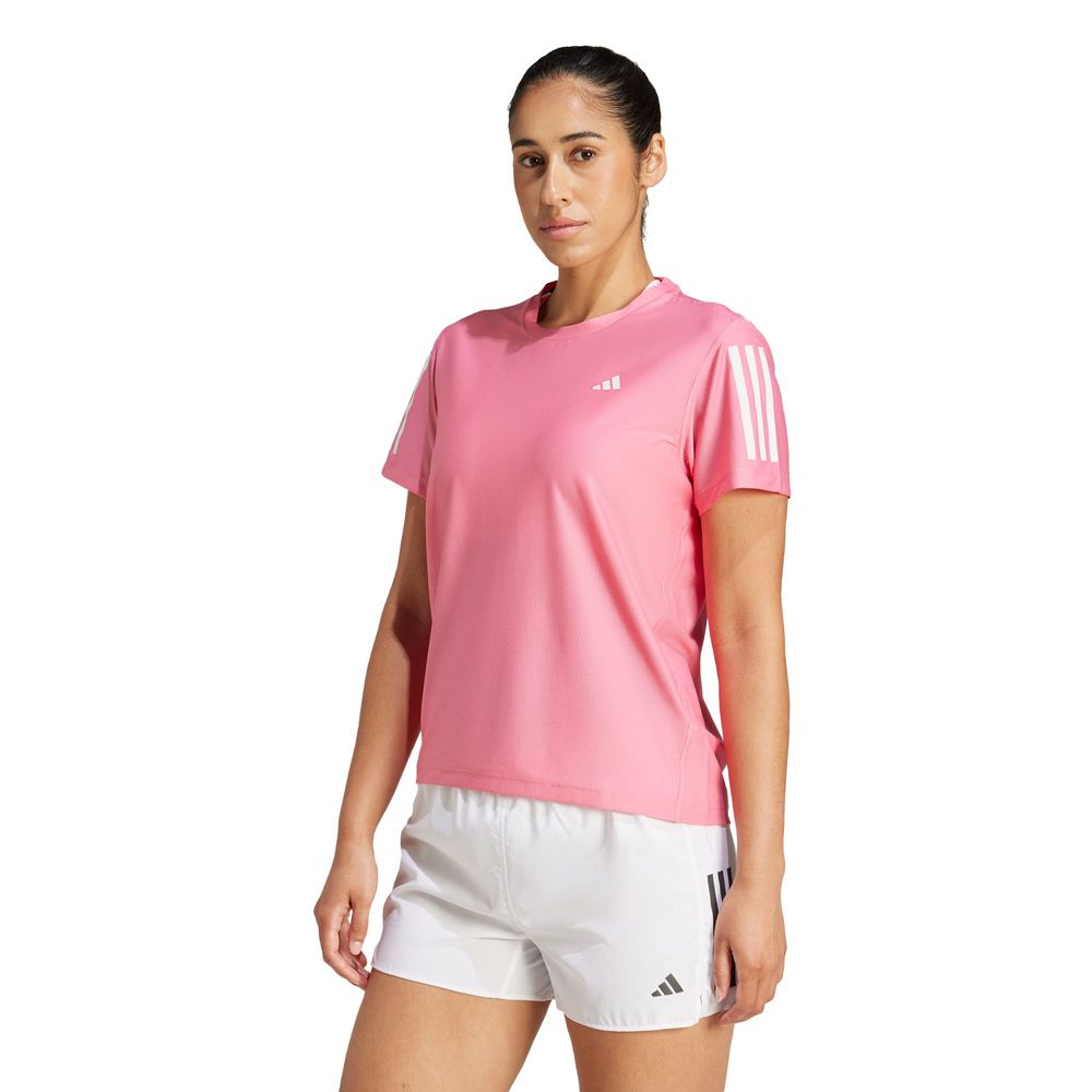 Foto 3 pulgar | Playera Own The Run Adidas Rosa Mujer