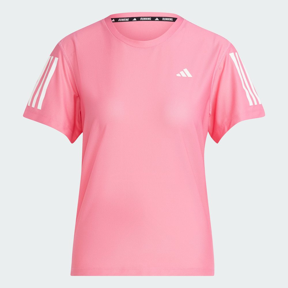 Foto 4 pulgar | Playera Own The Run Adidas Rosa Mujer