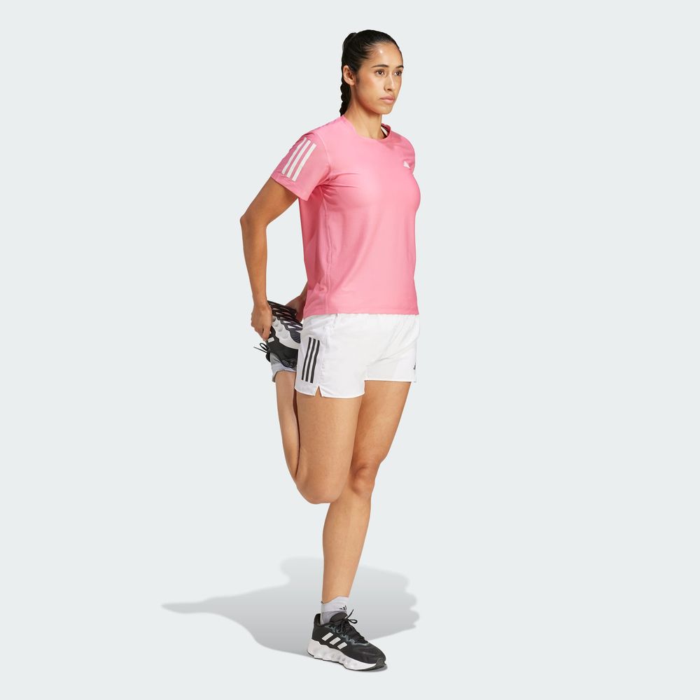Foto 6 pulgar | Playera Own The Run Adidas Rosa Mujer