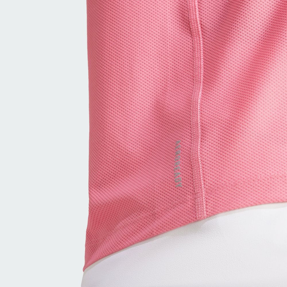 Foto 8 pulgar | Playera Own The Run Adidas Rosa Mujer