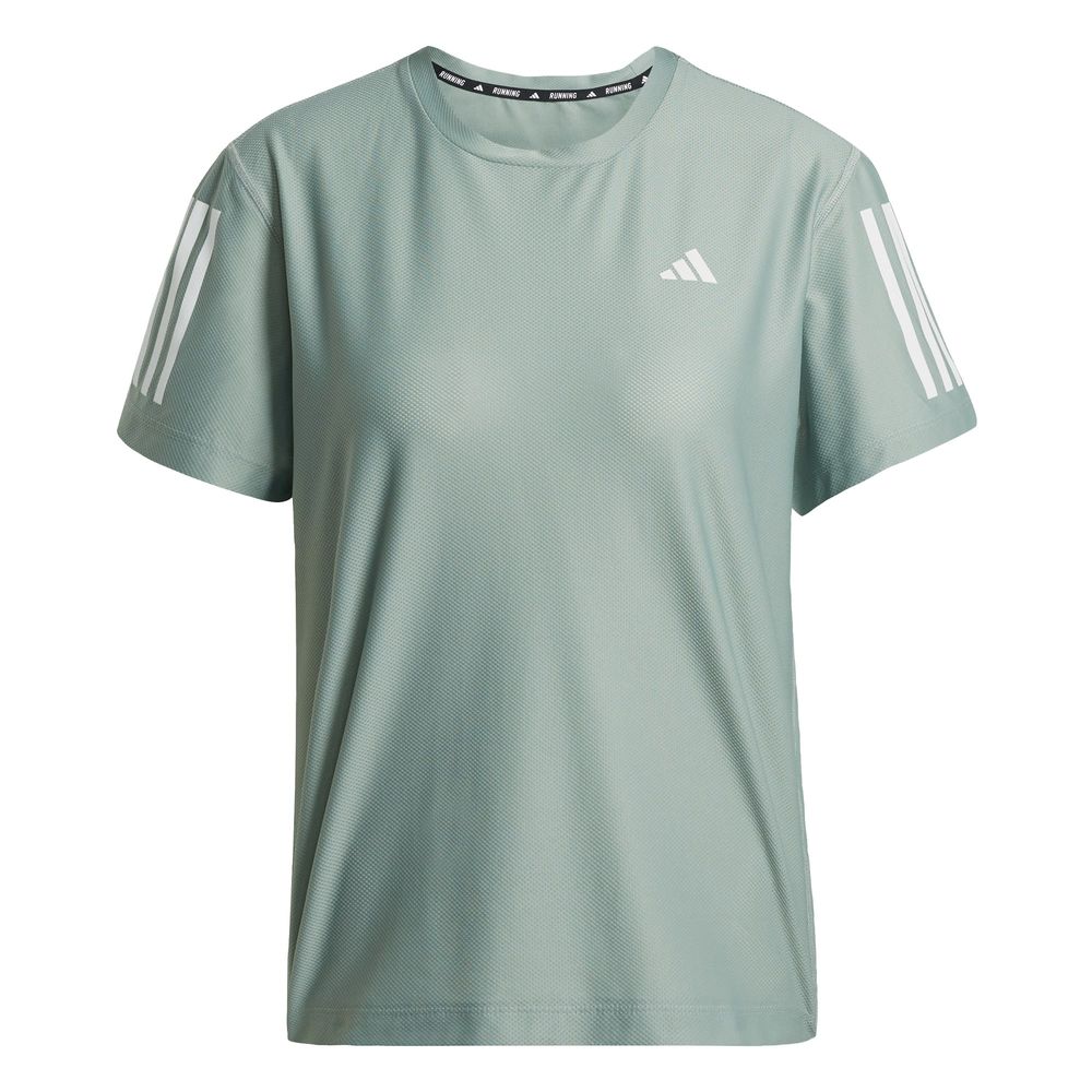 Foto 2 pulgar | Playera Own The Run Adidas Verde Mujer