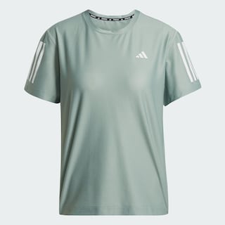 Foto 3 | Playera Own The Run Adidas Verde Mujer