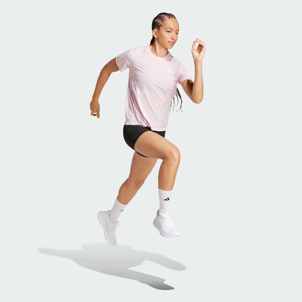 Foto 5 | Playera Own The Run Adidas Rosa Mujer
