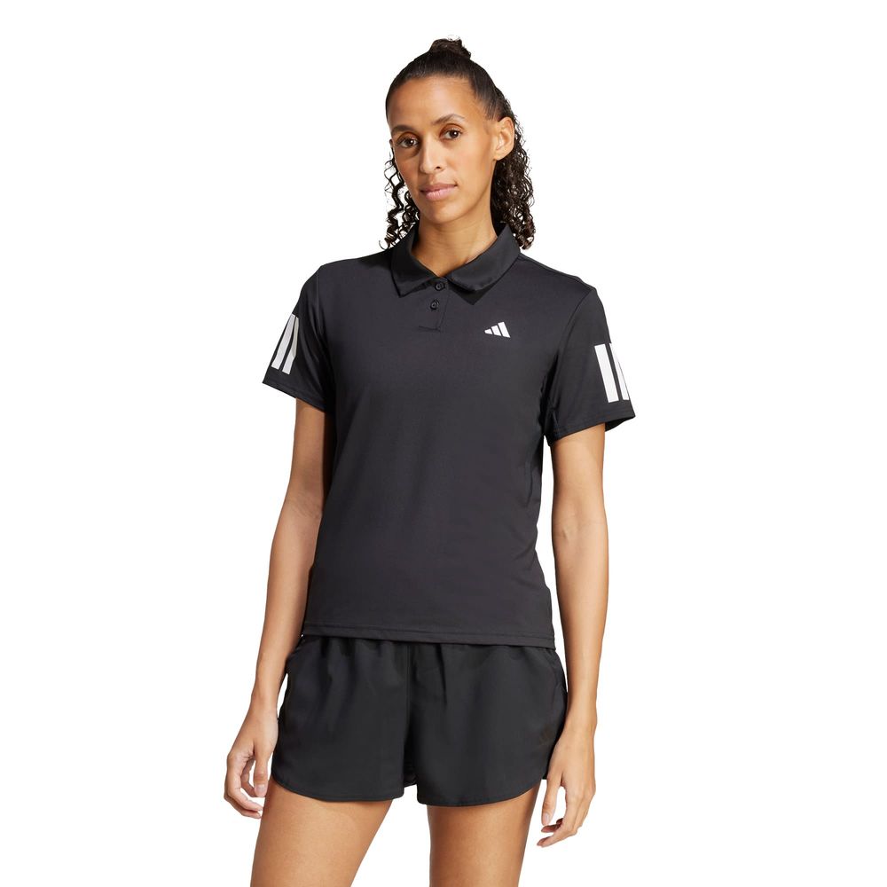 Foto 2 | Club Polo Adidas Negro Mujer