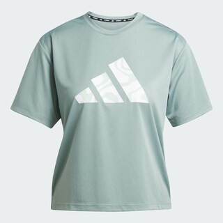 Foto 3 | Run It Bl Tee W Adidas Verde para Mujer