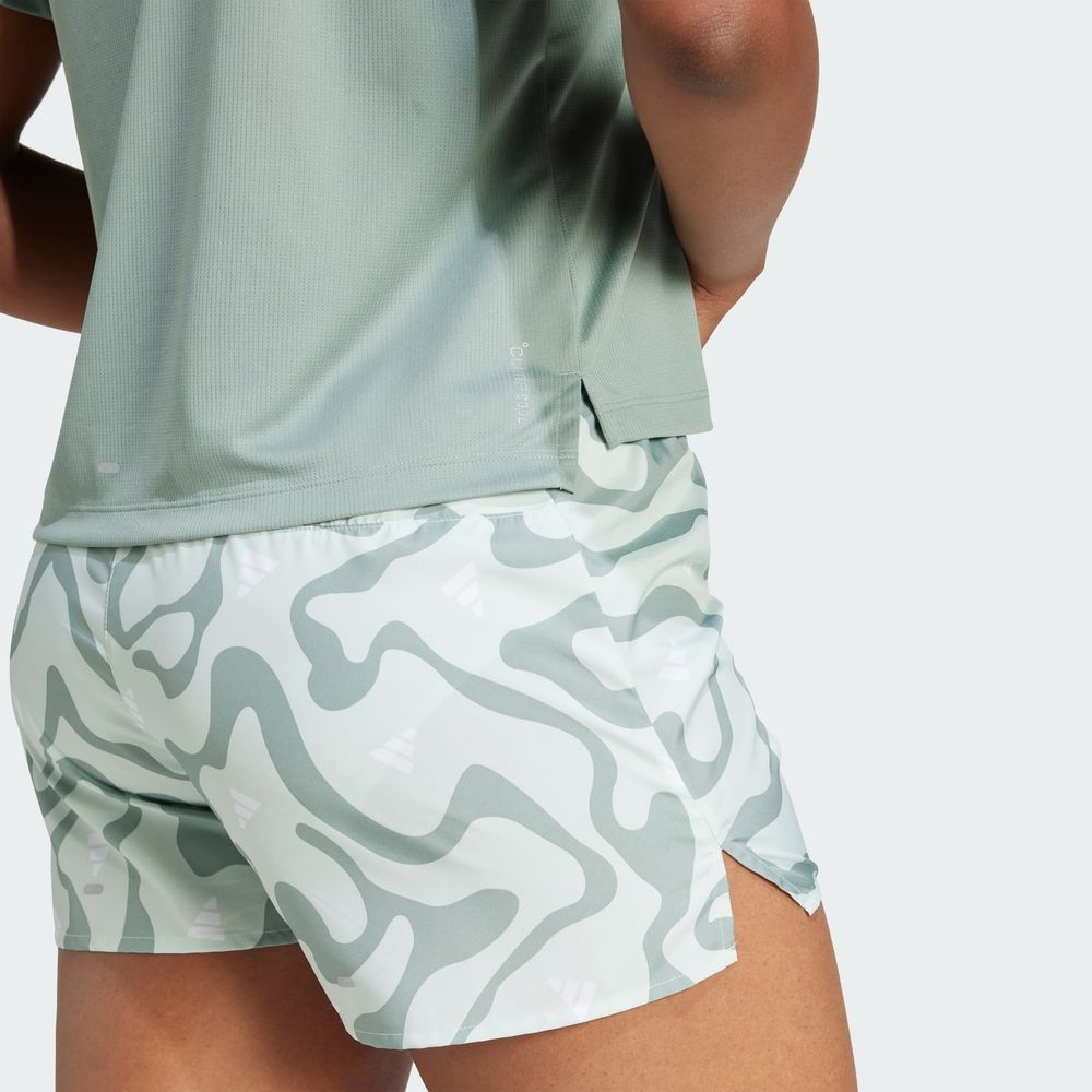 Foto 9 pulgar | Run It Bl Tee W Adidas Verde para Mujer