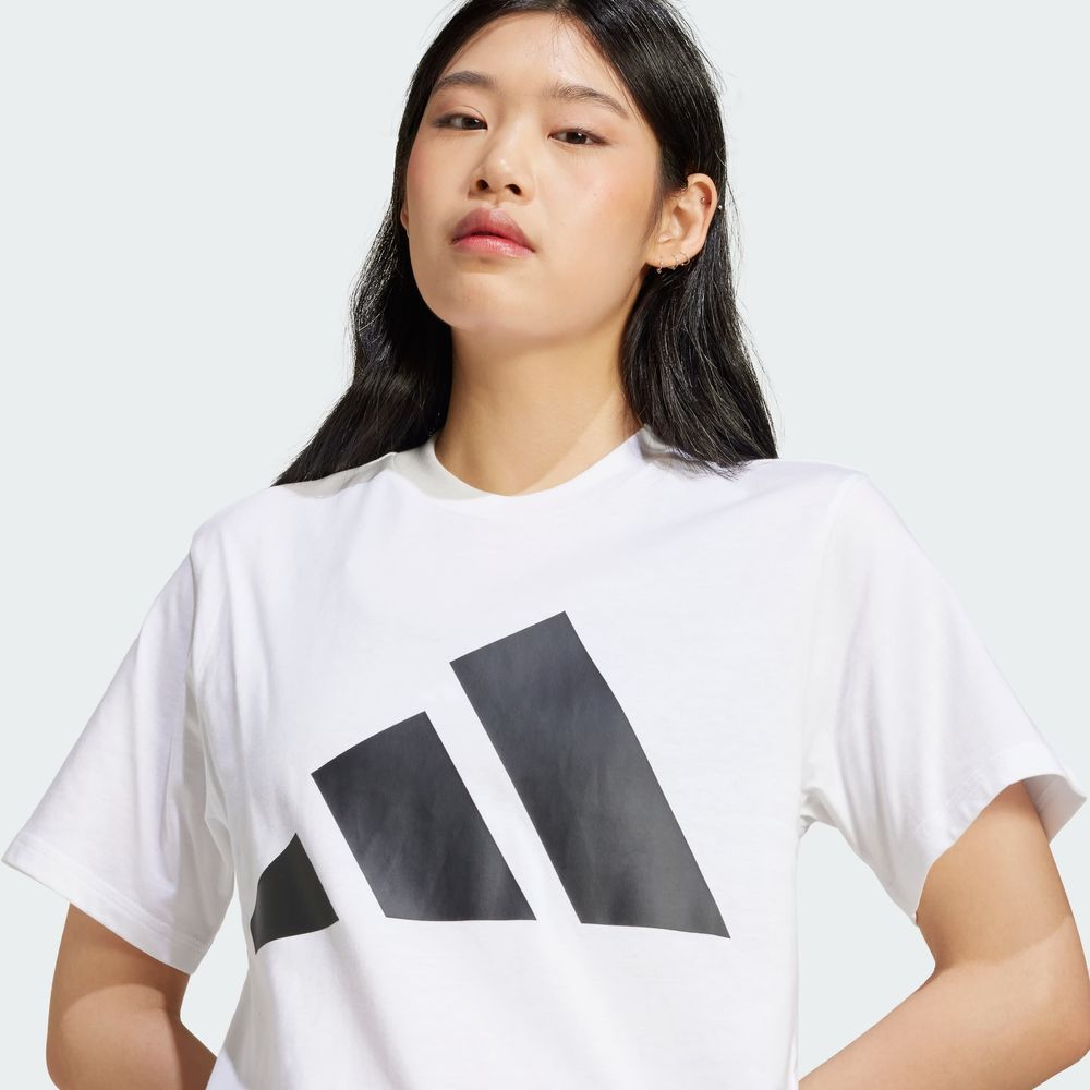 Foto 6 | W Bl Sj T Adidas Blanco Mujer