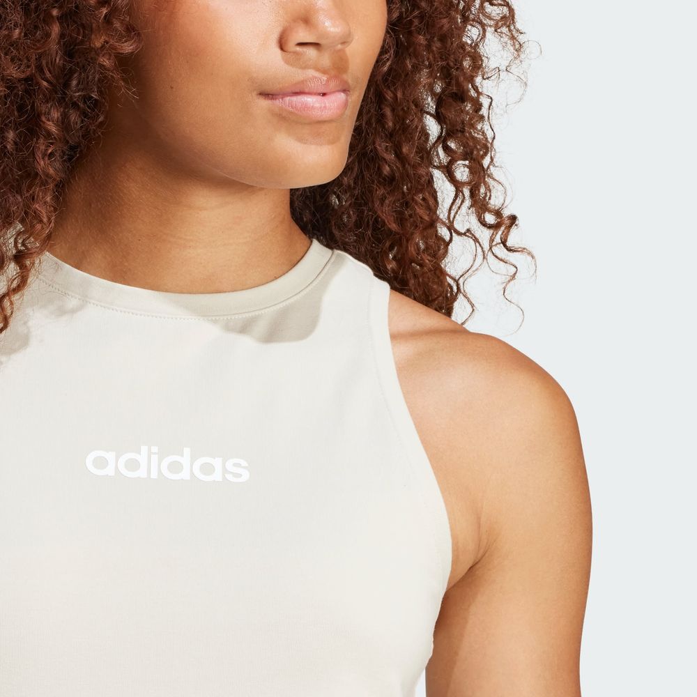 Foto 7 | W Lin Sj Tk Adidas Gris Mujer