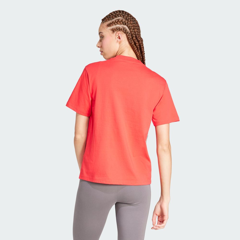 Foto 5 pulgar | W Bl Sj T Adidas Rojo Mujer