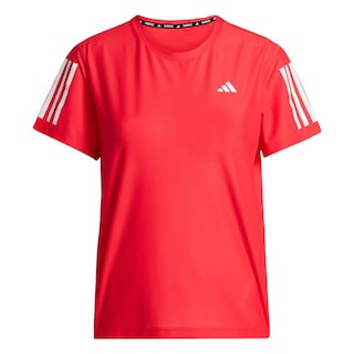 Foto 1 | Playera Own The Run Adidas Rojo Mujer