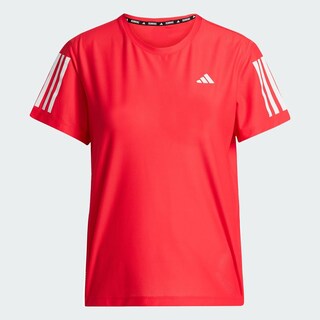 Foto 3 | Playera Own The Run Adidas Rojo Mujer