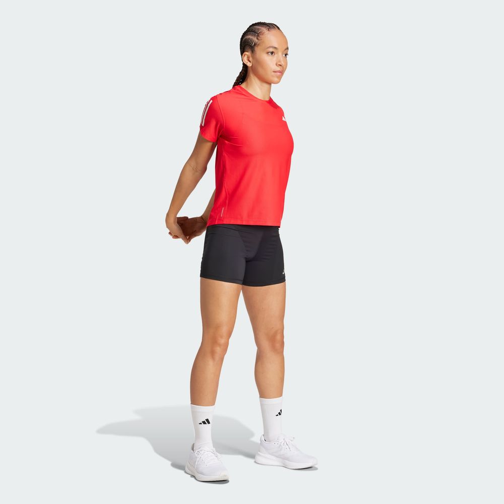 Foto 6 pulgar | Playera Own The Run Adidas Rojo Mujer