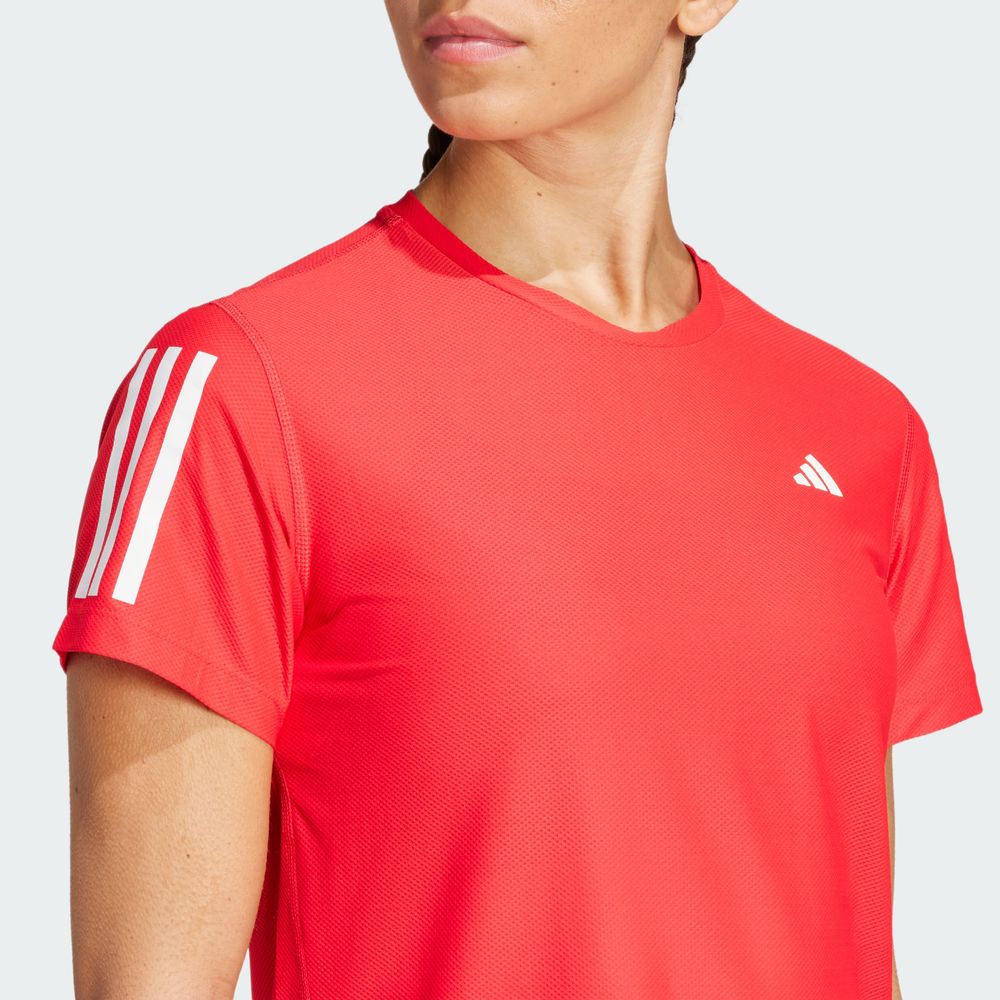 Foto 7 pulgar | Playera Own The Run Adidas Rojo Mujer