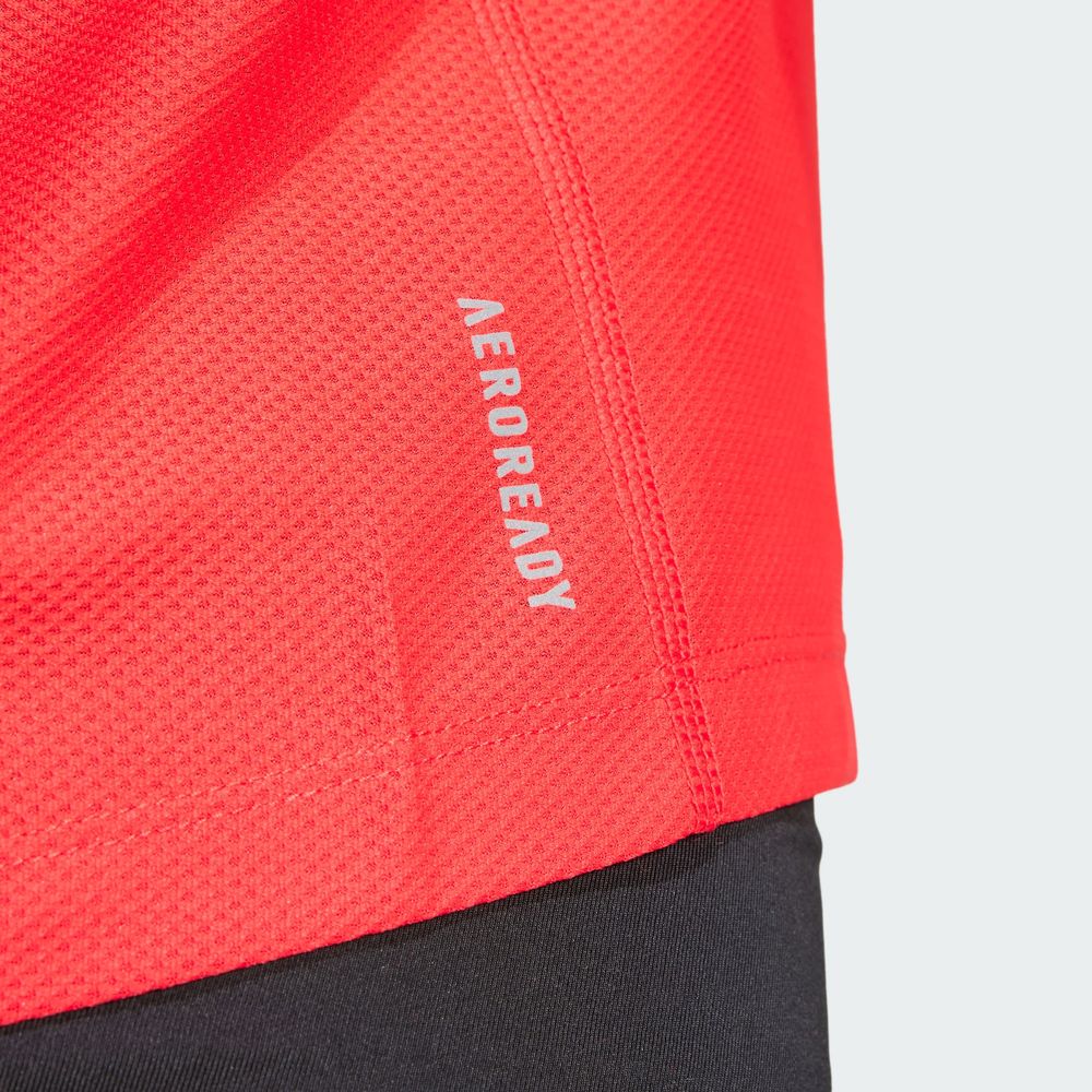 Foto 8 pulgar | Playera Own The Run Adidas Rojo Mujer
