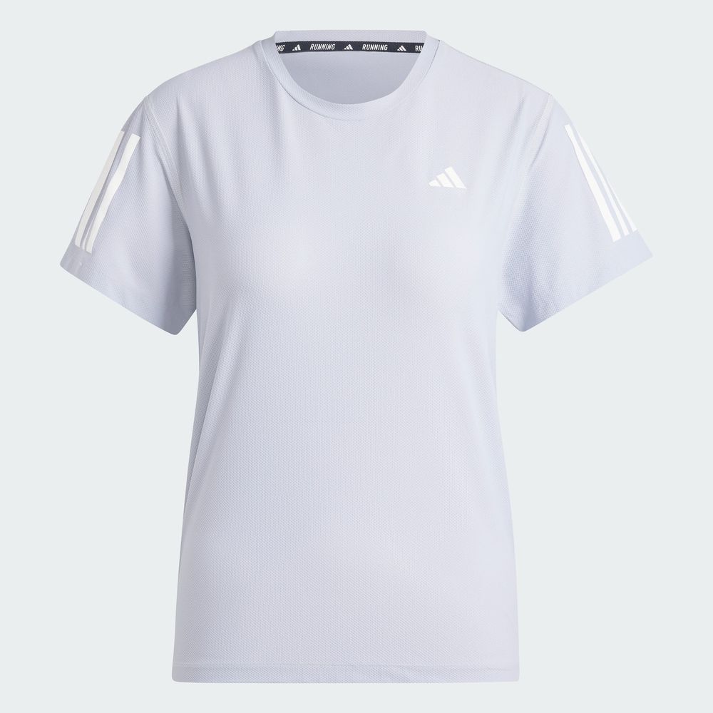 Foto 4 pulgar | Playera Own The Run Adidas Gris Mujer