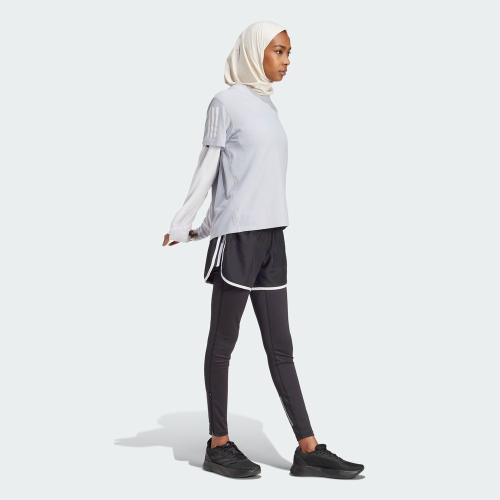 Foto 6 pulgar | Playera Own The Run Adidas Gris Mujer
