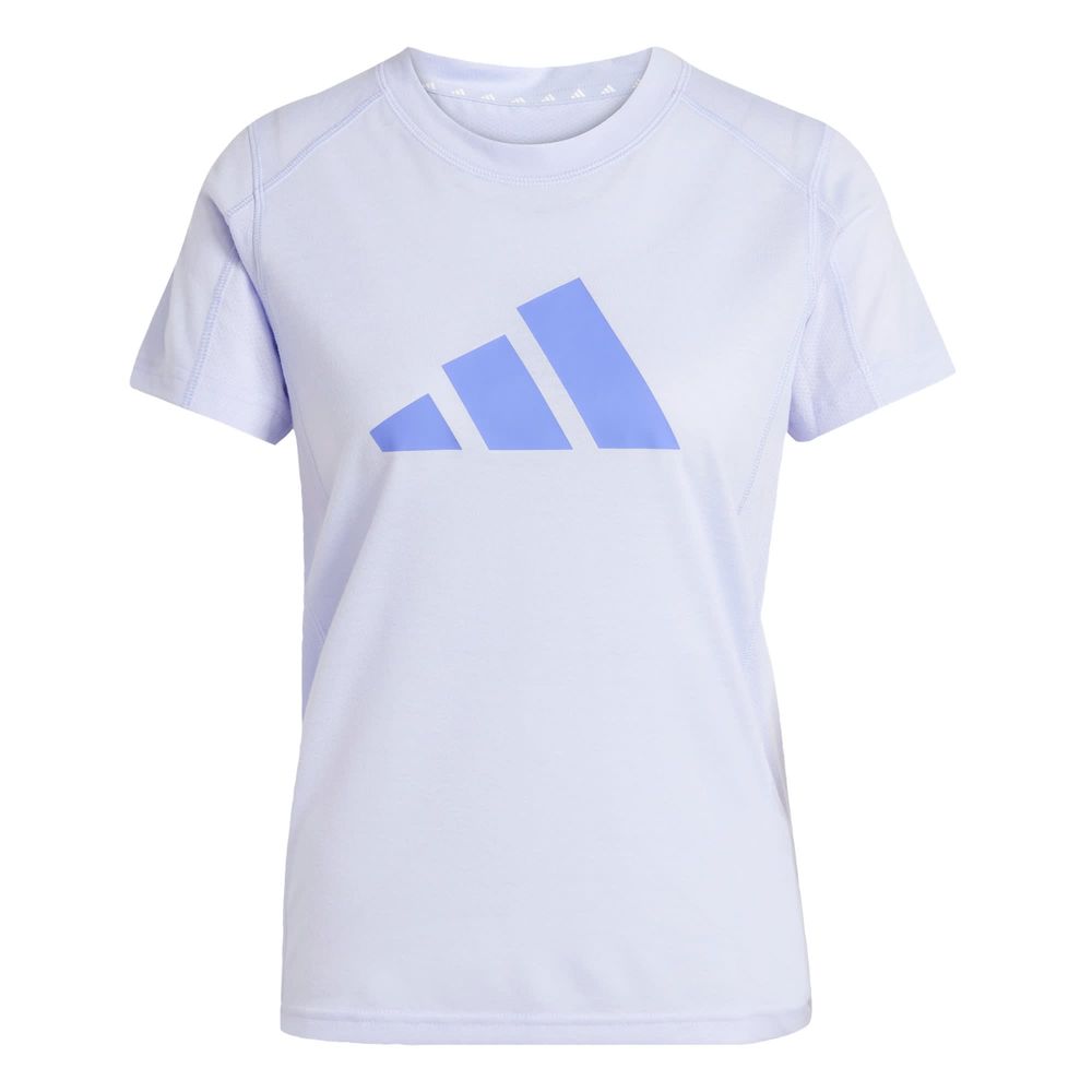 Foto 2 pulgar | Playera de Entrenamiento Adidas Train Essentials Big Performance Logo Violeta