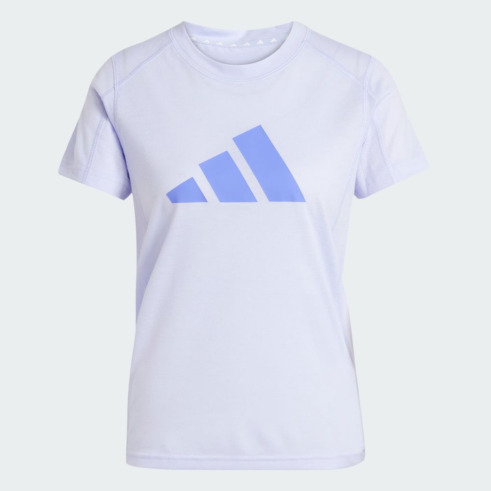 Foto 4 pulgar | Playera de Entrenamiento Adidas Train Essentials Big Performance Logo Violeta