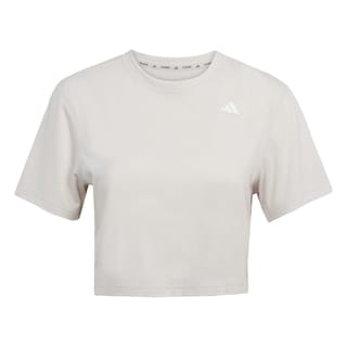 Foto 1 | Camiseta de Entrenamiento Train Essentials Boxy Adidas Gris para Mujer