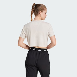 Foto 4 | Camiseta de Entrenamiento Train Essentials Boxy Adidas Gris para Mujer