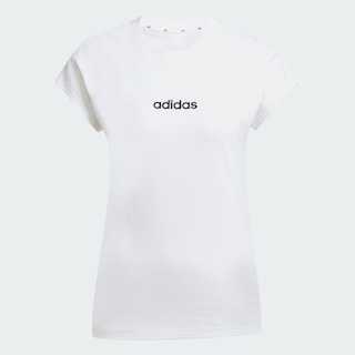 Foto 3 | Playera Essentials Linear Algodón Adidas Blanco para Mujer