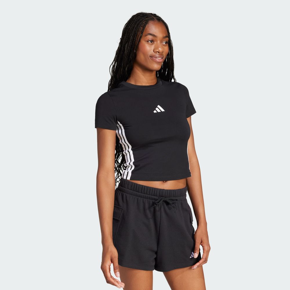 Foto 6 pulgar | Playera Adidas Essentials Slim Baby para Mujer