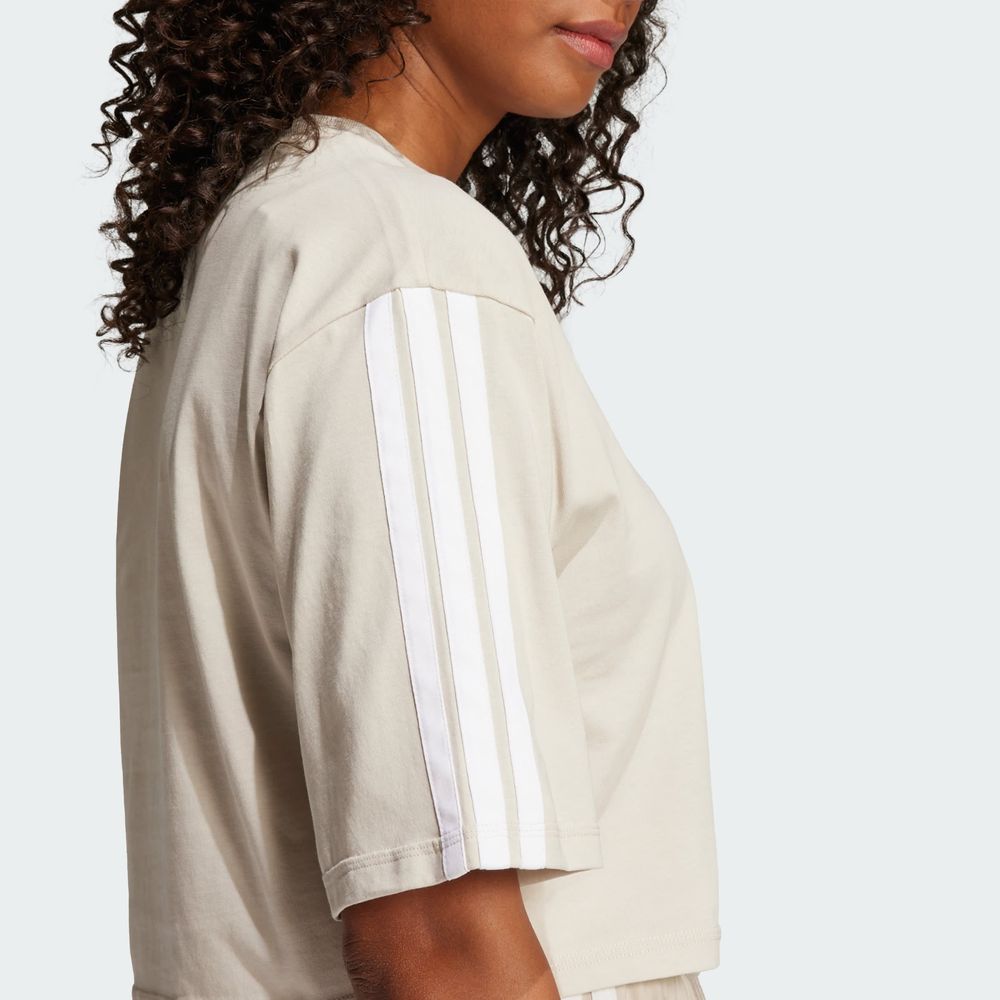 Foto 7 pulgar | Playera W 3S SJ TLR T Adidas Gris para Mujer