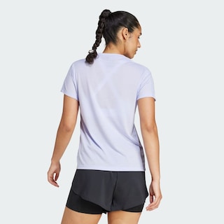 Foto 4 | Playera Adidas Aeroready Train Essentials Minimal Branding Cuello Redondo Violeta para Mujer