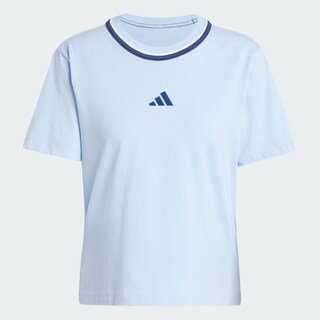 Foto 3 | Playera Adidas Azul para Mujer