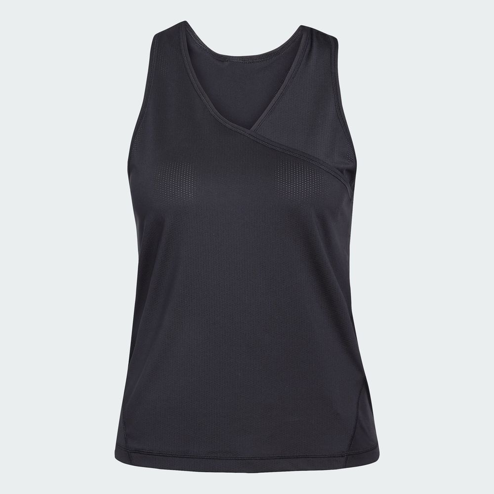 Foto 4 pulgar | Playera sin Mangas Adidas Club Tennis Climacool Cuello en V Negra