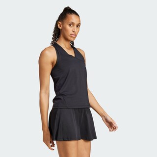 Foto 5 | Playera sin Mangas Adidas Club Tennis Climacool Cuello en V Negra