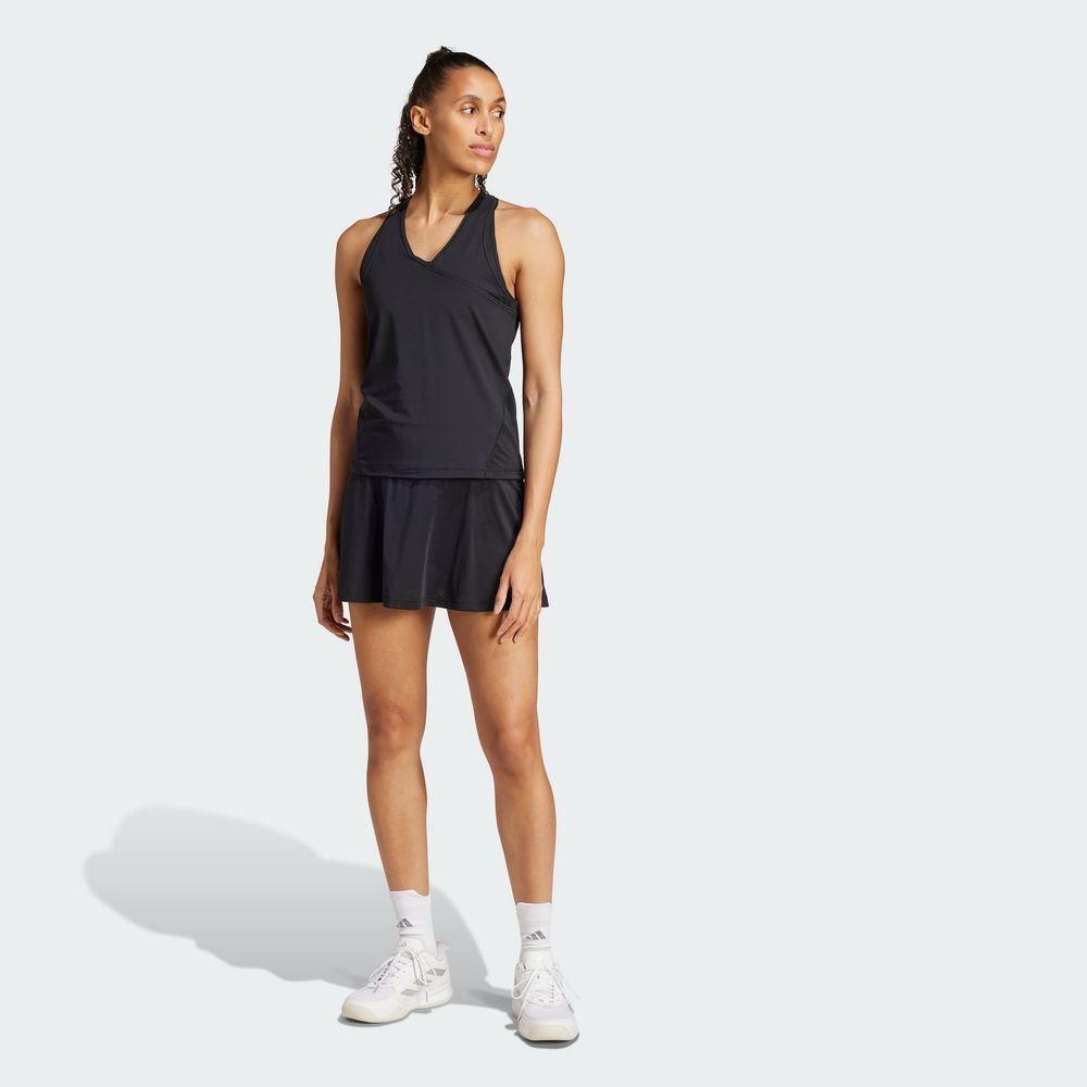 Foto 7 pulgar | Playera sin Mangas Adidas Club Tennis Climacool Cuello en V Negra