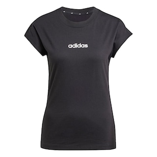 Foto 1 | Playera Essentials Linear Algodón Adidas Negro para Mujer