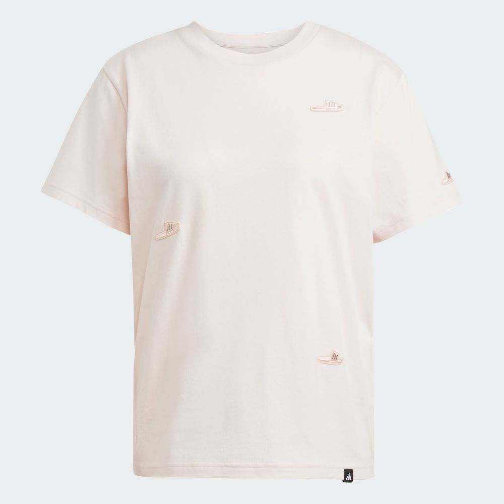 Foto 4 pulgar | Playera Slide Tee Adidas Rosa para Mujer