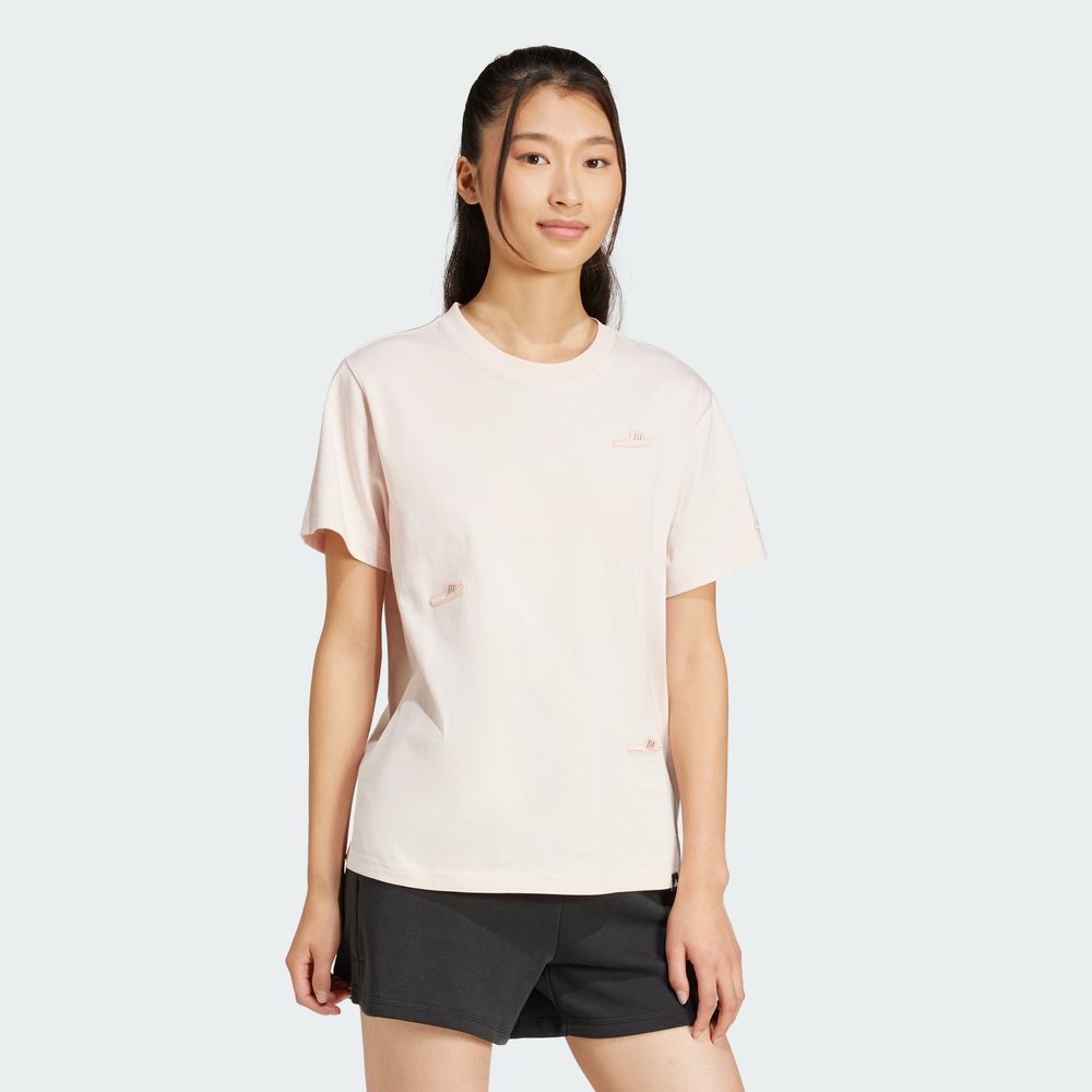 Foto 6 pulgar | Playera Slide Tee Adidas Rosa para Mujer