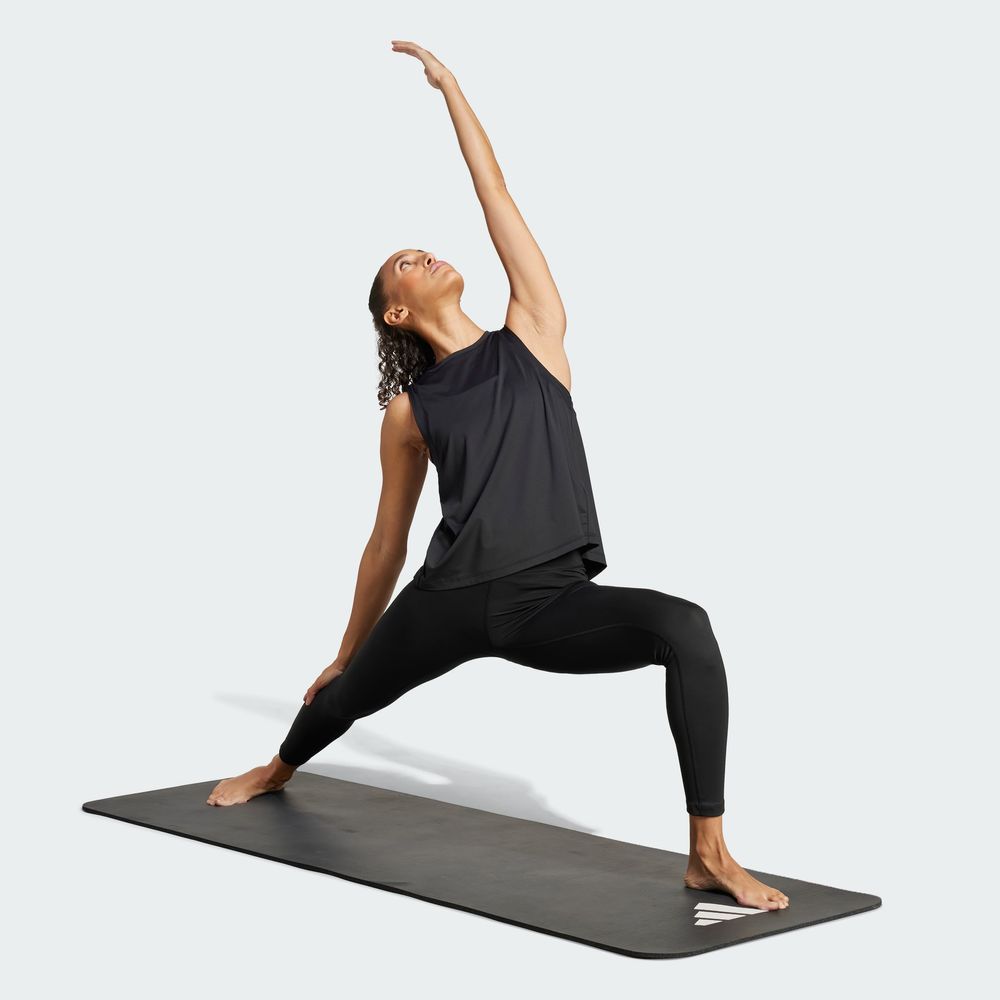 Foto 6 pulgar | Yga  Tank Adidas Negro Mujer