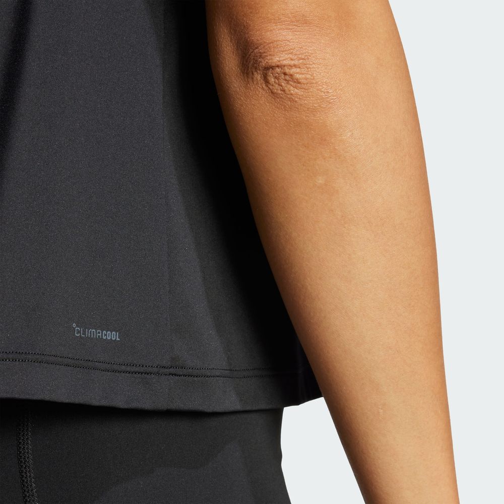 Foto 7 | Yga  Tank Adidas Negro Mujer