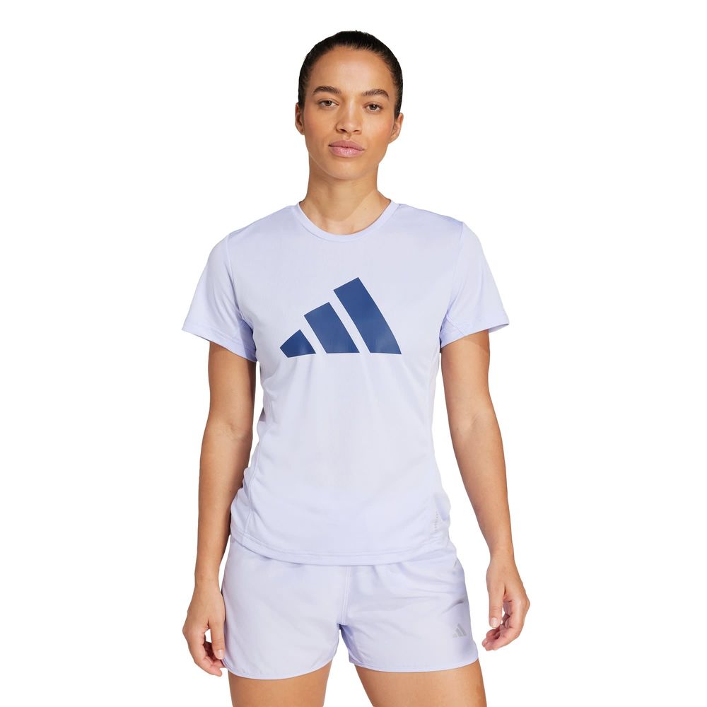 Foto 2 | Camiseta Run It Adidas Violeta Mujer