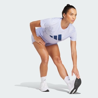Foto 5 | Camiseta Run It Adidas Violeta Mujer