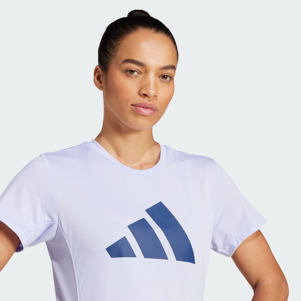 Foto 6 | Camiseta Run It Adidas Violeta Mujer
