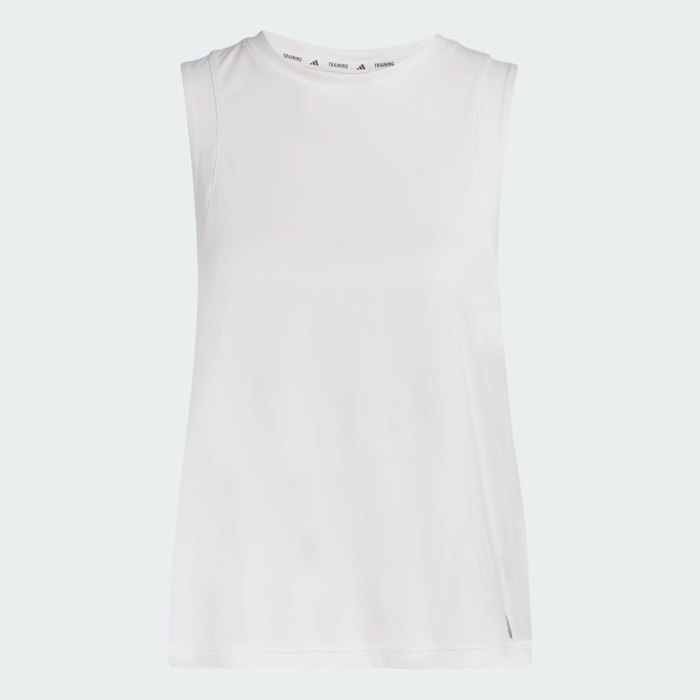 Foto 4 pulgar | Yga  Tank Adidas Blanco Mujer